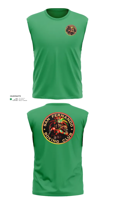 San Fernando Boxing Club 92427997 Sleeveless Performance Shirt - 202