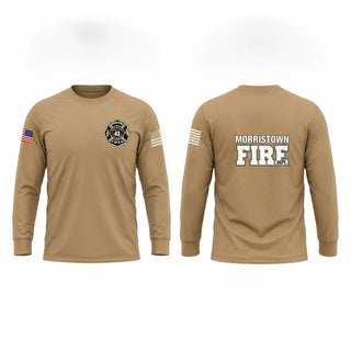 Long Sleeve Performance Shirt, MORRISTOWN FIRE, Fire Department, Teamtime, Team time, sublimation, custom sports apparel, team uniforms, spirit wear, spiritwear, sports uniforms, custom shirts, team store, custom team store, fundraiser sports, apparel fundraiser