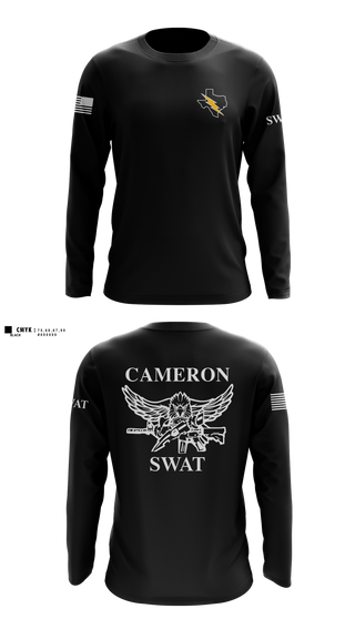 Long Sleeve Performance Shirt, Cameron County Sheriff’s Office SWAT Team, Police, Teamtime, Team time, sublimation, custom sports apparel, team uniforms, spirit wear, spiritwear, sports uniforms, custom shirts, team store, custom team store, fundraiser sports, apparel fundraiser