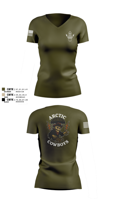 301 76362745 Women's Short Sleeve V-neck Shirt - 6