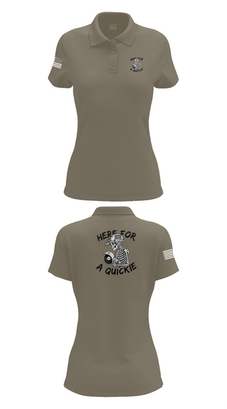 Womens Short Sleeve Performance Polo, 812 CES, Air Force, Teamtime, Team time, sublimation, custom sports apparel, team uniforms, spirit wear, spiritwear, sports uniforms, custom shirts, team store, custom team store, fundraiser sports, apparel fundraiser