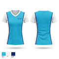 Aqua the Swim Team Women's Short Sleeve V-neck Shirt - 1