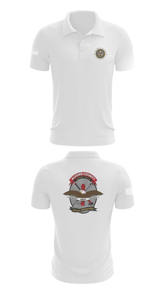 Short Sleeve Performance Polo, Alcorn County Special Operations, Fire Department, Teamtime, Team time, sublimation, custom sports apparel, team uniforms, spirit wear, spiritwear, sports uniforms, custom shirts, team store, custom team store, fundraiser sports, apparel fundraiser