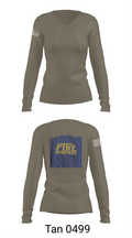 Anmoore Fire Department 47558918 Women's Long Sleeve V-neck Shirt - 11
