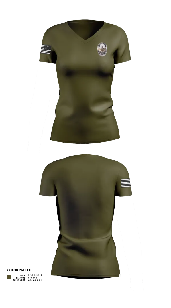Womens Short Sleeve Vneck Shirt, Superior Police Department, , Teamtime, Team time, sublimation, custom sports apparel, team uniforms, spirit wear, spiritwear, sports uniforms, custom shirts, team store, custom team store, fundraiser sports, apparel fundraiser