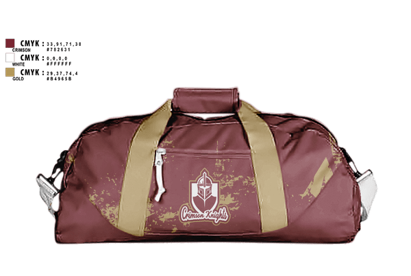 Duffle Bag, Whittier Crimson Knights, , Teamtime, Team time, sublimation, custom sports apparel, team uniforms, spirit wear, spiritwear, sports uniforms, custom shirts, team store, custom team store, fundraiser sports, apparel fundraiser