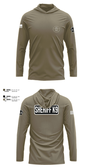 Long Sleeve Shooting Shirt, Montgomery County Sheriff’s Office K9 Unit, Police, Teamtime, Team time, sublimation, custom sports apparel, team uniforms, spirit wear, spiritwear, sports uniforms, custom shirts, team store, custom team store, fundraiser sports, apparel fundraiser