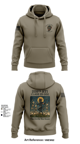 Hoodie, 208th RTI MED TRNG CO Class 25-002, , Teamtime, Team time, sublimation, custom sports apparel, team uniforms, spirit wear, spiritwear, sports uniforms, custom shirts, team store, custom team store, fundraiser sports, apparel fundraiser