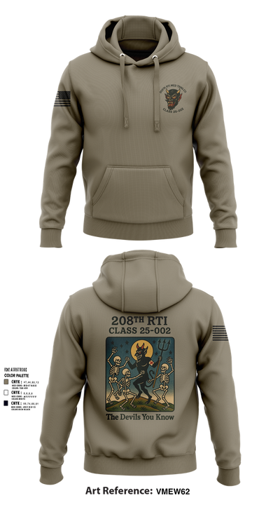208th RTI MED TRNG CO Class 25-002 54968999 Hoodie - 101
