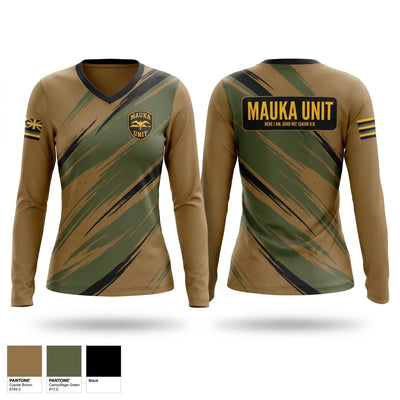 MAUKA UNIT 53289083 Women's Long Sleeve V-neck Shirt - 1