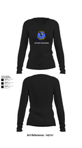 103d SECURITY FORCES SQUADRON 19845829 Women's Long Sleeve V-neck Shirt - 22