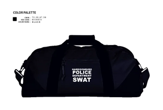 Duffle Bag, Harrisonburg Police Department SWAT, , Teamtime, Team time, sublimation, custom sports apparel, team uniforms, spirit wear, spiritwear, sports uniforms, custom shirts, team store, custom team store, fundraiser sports, apparel fundraiser