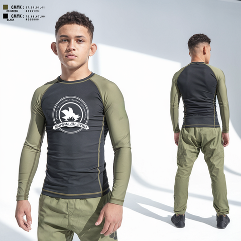 Long Sleeve Rash Guard Shirt, Saiyan Jiu Jitsu, , Teamtime, Team time, sublimation, custom sports apparel, team uniforms, spirit wear, spiritwear, sports uniforms, custom shirts, team store, custom team store, fundraiser sports, apparel fundraiser