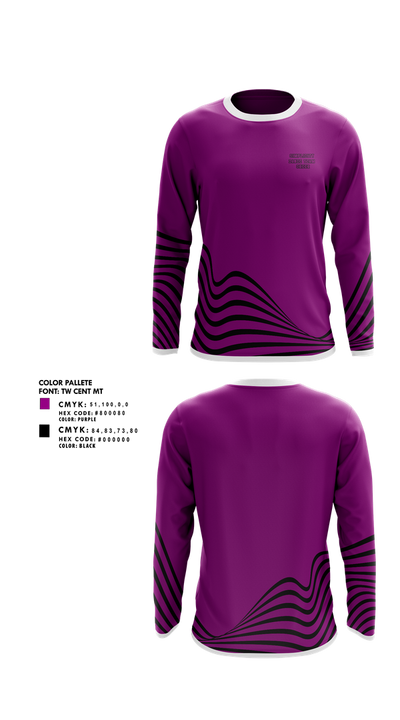 Simplicity Dance Team 81874019 Long Sleeve Performance Shirt 2