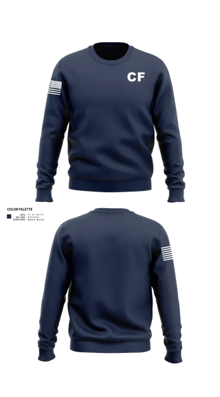 Crew Neck Sweatshirt, CF, Navy, Teamtime, Team time, sublimation, custom sports apparel, team uniforms, spirit wear, spiritwear, sports uniforms, custom shirts, team store, custom team store, fundraiser sports, apparel fundraiser