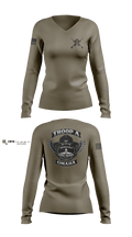 Troop A 95319229 Women's Long Sleeve V-neck Shirt - 1
