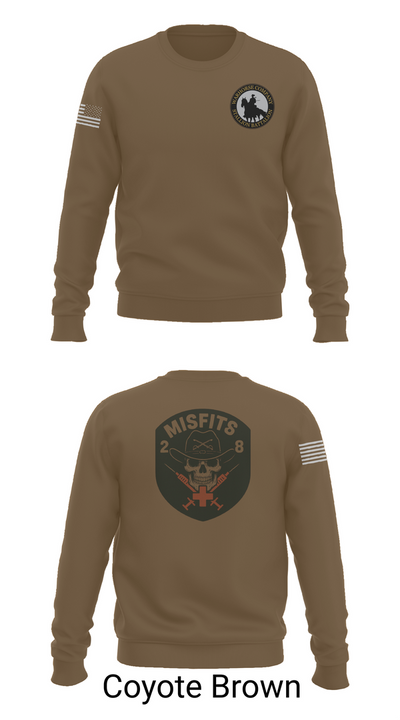 2-8 Cav, HHC, Medic Platoon 50281984 Crew Neck Sweatshirt - 5