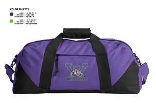 Duffle Bag, Waukegan Bulldogs, Women's Soccer, Teamtime, Team time, sublimation, custom sports apparel, team uniforms, spirit wear, spiritwear, sports uniforms, custom shirts, team store, custom team store, fundraiser sports, apparel fundraiser