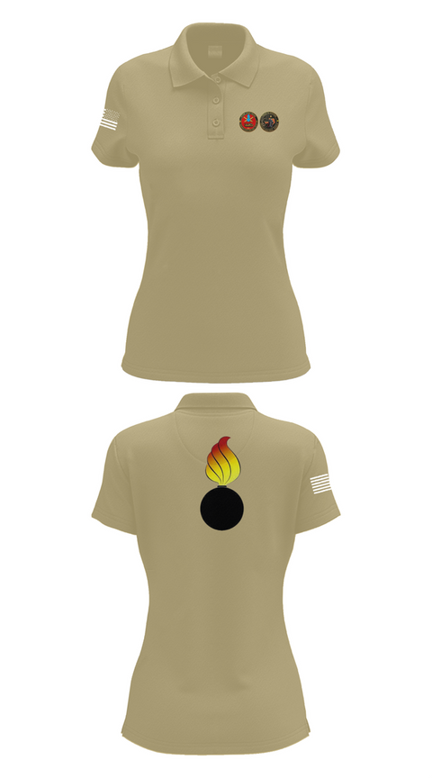 Womens Short Sleeve Performance Polo, RTS-M FT. HOOD, , Teamtime, Team time, sublimation, custom sports apparel, team uniforms, spirit wear, spiritwear, sports uniforms, custom shirts, team store, custom team store, fundraiser sports, apparel fundraiser