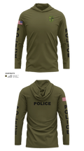 Peebles Police Department Long Sleeve hooded sunshirt - 32