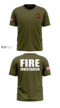 Macon-Bibb Fire Investigation Division Old School Cotton Feel Shirt - 12