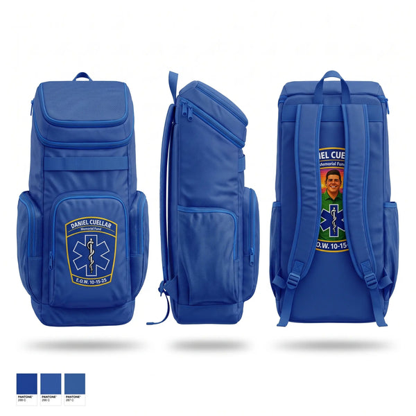 Gear Bag, Daniel Cuellar Memorial Fund, EMS/EMT, Teamtime, Team time, sublimation, custom sports apparel, team uniforms, spirit wear, spiritwear, sports uniforms, custom shirts, team store, custom team store, fundraiser sports, apparel fundraiser