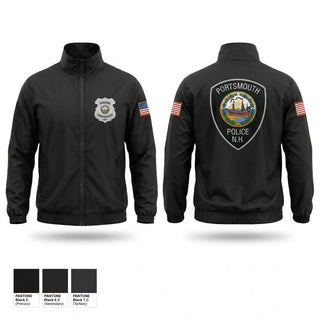 Windbreaker, Portsmouth Police, Police, Teamtime, Team time, sublimation, custom sports apparel, team uniforms, spirit wear, spiritwear, sports uniforms, custom shirts, team store, custom team store, fundraiser sports, apparel fundraiser