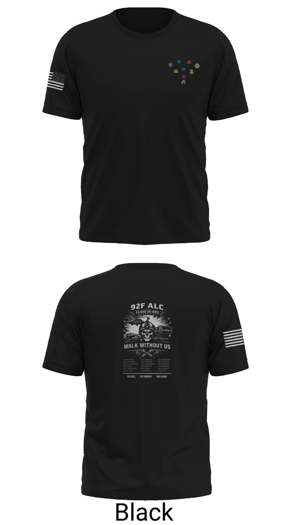 Short Sleeve Performance Shirt, 92F ALC 26-003, Army, Teamtime, Team time, sublimation, custom sports apparel, team uniforms, spirit wear, spiritwear, sports uniforms, custom shirts, team store, custom team store, fundraiser sports, apparel fundraiser