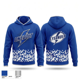 Hoodie, Lysander Lightning, Ice Hockey, Teamtime, Team time, sublimation, custom sports apparel, team uniforms, spirit wear, spiritwear, sports uniforms, custom shirts, team store, custom team store, fundraiser sports, apparel fundraiser
