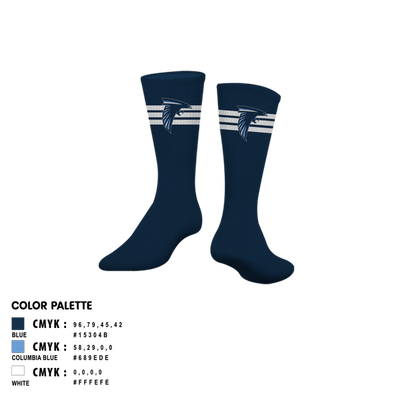 Duarte softball 15156516 Custom Socks - 2