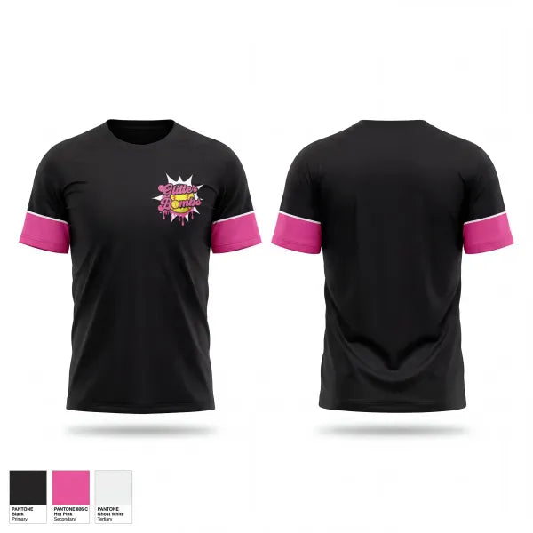 Short Sleeve Performance Shirt, Glitter Bombs, Softball, Teamtime, Team time, sublimation, custom sports apparel, team uniforms, spirit wear, spiritwear, sports uniforms, custom shirts, team store, custom team store, fundraiser sports, apparel fundraiser