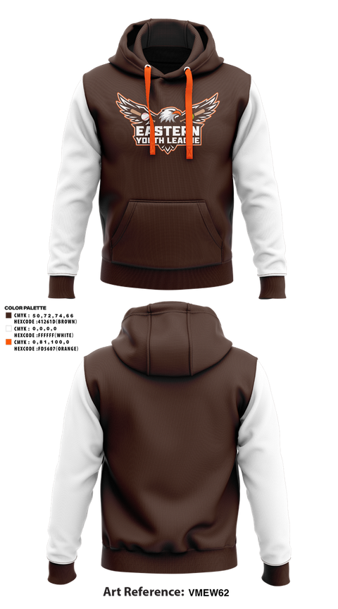 Hoodie, Eastern Youth League, Baseball, Teamtime, Team time, sublimation, custom sports apparel, team uniforms, spirit wear, spiritwear, sports uniforms, custom shirts, team store, custom team store, fundraiser sports, apparel fundraiser