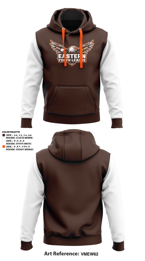 Hoodie, Eastern Youth League, Baseball, Teamtime, Team time, sublimation, custom sports apparel, team uniforms, spirit wear, spiritwear, sports uniforms, custom shirts, team store, custom team store, fundraiser sports, apparel fundraiser