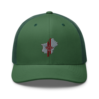 St Clair County Saints Retro Trucker Hat | Yupoong 6606