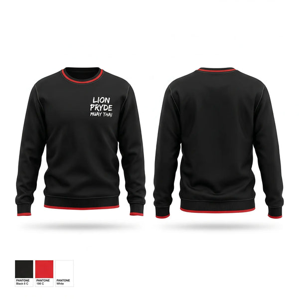Crew Neck Sweatshirt, Lion Pryde Muay thai, , Teamtime, Team time, sublimation, custom sports apparel, team uniforms, spirit wear, spiritwear, sports uniforms, custom shirts, team store, custom team store, fundraiser sports, apparel fundraiser