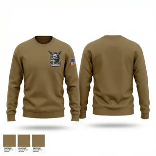 Crew Neck Sweatshirt, Warthog, Army, Teamtime, Team time, sublimation, custom sports apparel, team uniforms, spirit wear, spiritwear, sports uniforms, custom shirts, team store, custom team store, fundraiser sports, apparel fundraiser
