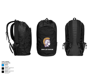 Gear Bag, Sodus lady spartans, Women's Soccer, Teamtime, Team time, sublimation, custom sports apparel, team uniforms, spirit wear, spiritwear, sports uniforms, custom shirts, team store, custom team store, fundraiser sports, apparel fundraiser