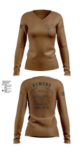 D-co 1-173 1st PLT 21707441 Women's Long Sleeve V-neck Shirt - 111