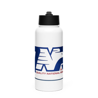 Quality National Roofing 29176729 Stainless Steel Water Bottle with a Straw Lid