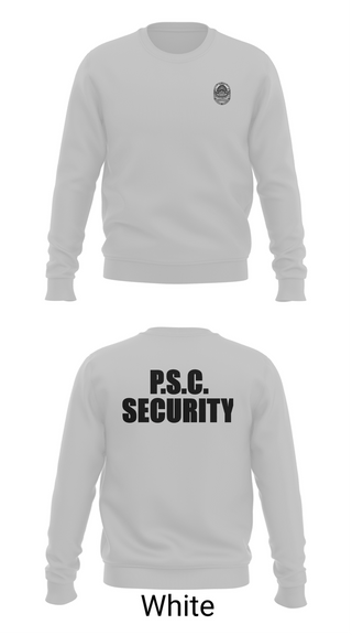 Crew Neck Sweatshirt, Security, Police, Teamtime, Team time, sublimation, custom sports apparel, team uniforms, spirit wear, spiritwear, sports uniforms, custom shirts, team store, custom team store, fundraiser sports, apparel fundraiser