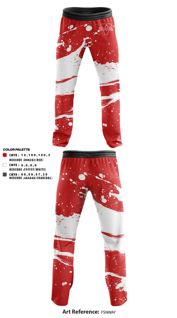 Sweatpants, Vandals, , Teamtime, Team time, sublimation, custom sports apparel, team uniforms, spirit wear, spiritwear, sports uniforms, custom shirts, team store, custom team store, fundraiser sports, apparel fundraiser
