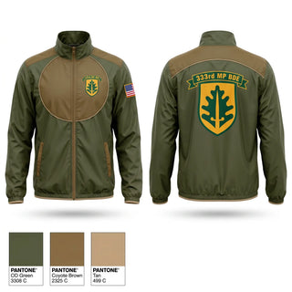 Windbreaker, 333 MP Brigade, Army, Teamtime, Team time, sublimation, custom sports apparel, team uniforms, spirit wear, spiritwear, sports uniforms, custom shirts, team store, custom team store, fundraiser sports, apparel fundraiser