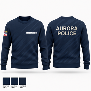 Crew Neck Sweatshirt, Aurora Police, , Teamtime, Team time, sublimation, custom sports apparel, team uniforms, spirit wear, spiritwear, sports uniforms, custom shirts, team store, custom team store, fundraiser sports, apparel fundraiser