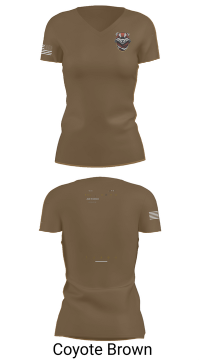 336 RCS F Flight 15570054 Women's Short Sleeve V-neck Shirt - 8