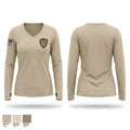 Burkesville Police 92405257 Women's Long Sleeve V-neck Shirt - 1