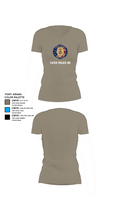 Cayce Police K9 35627395 Women's Short Sleeve V-neck Shirt - 61