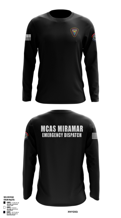 MCAS Miramar Emergency Dispatch Long Sleeve Performance Shirt - 6
