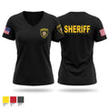 San Jacinto County Sheriff's Office 11487030 Women's Short Sleeve V-neck Shirt - 1