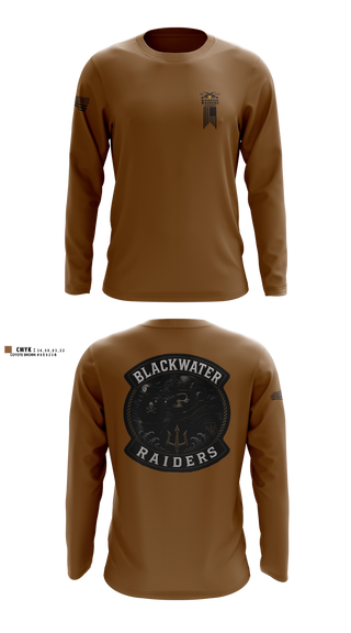 Long Sleeve Performance Shirt, Blackwater Raiders Airsoft, Marines, Teamtime, Team time, sublimation, custom sports apparel, team uniforms, spirit wear, spiritwear, sports uniforms, custom shirts, team store, custom team store, fundraiser sports, apparel fundraiser