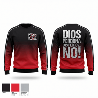 Crew Neck Sweatshirt, PERROS DEL MAL, Men's Soccer, Teamtime, Team time, sublimation, custom sports apparel, team uniforms, spirit wear, spiritwear, sports uniforms, custom shirts, team store, custom team store, fundraiser sports, apparel fundraiser